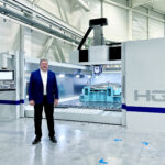 Doug Schulte stands in front of the Soraluce HGP 5-axis high-rail gantry machine