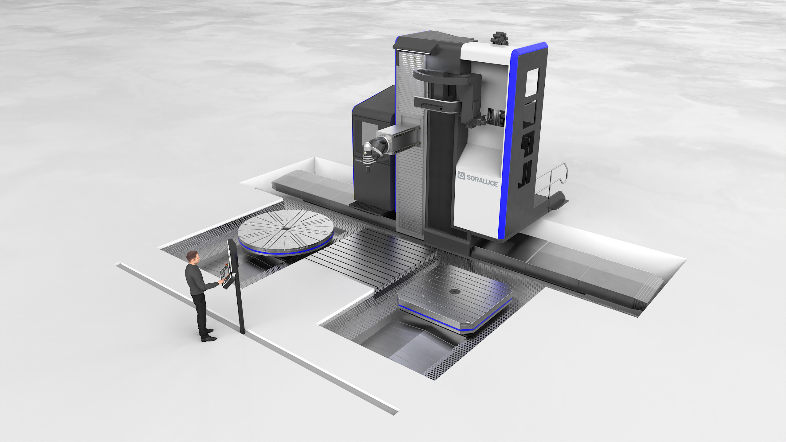 5-axis Soraluce FP60 floor-type multitasking machine coming to IMTS 2026