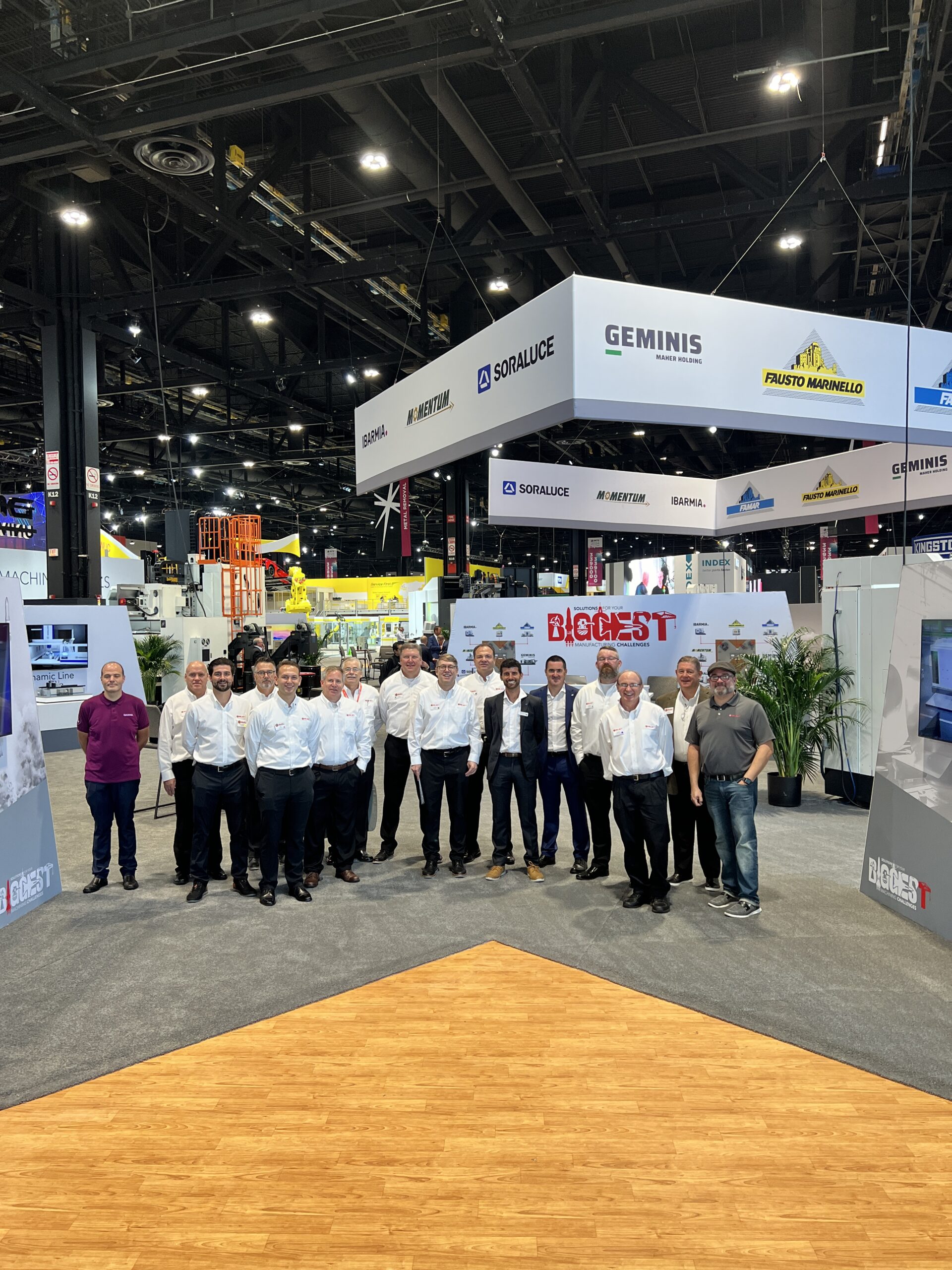 Select Machining Technologies team at the annual IMTS Chicago trade show