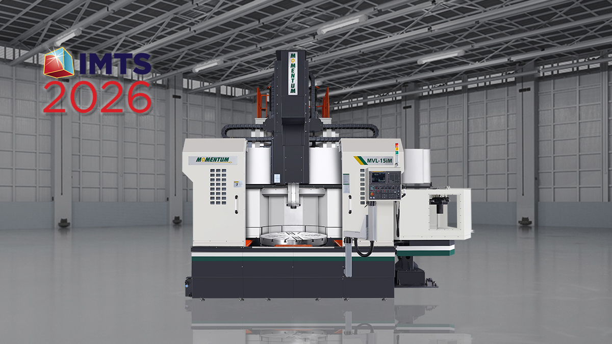 Momentum MVL-15M vertical turning lathe, VTL, with milling capabilities, ATC and all-new Super RAM